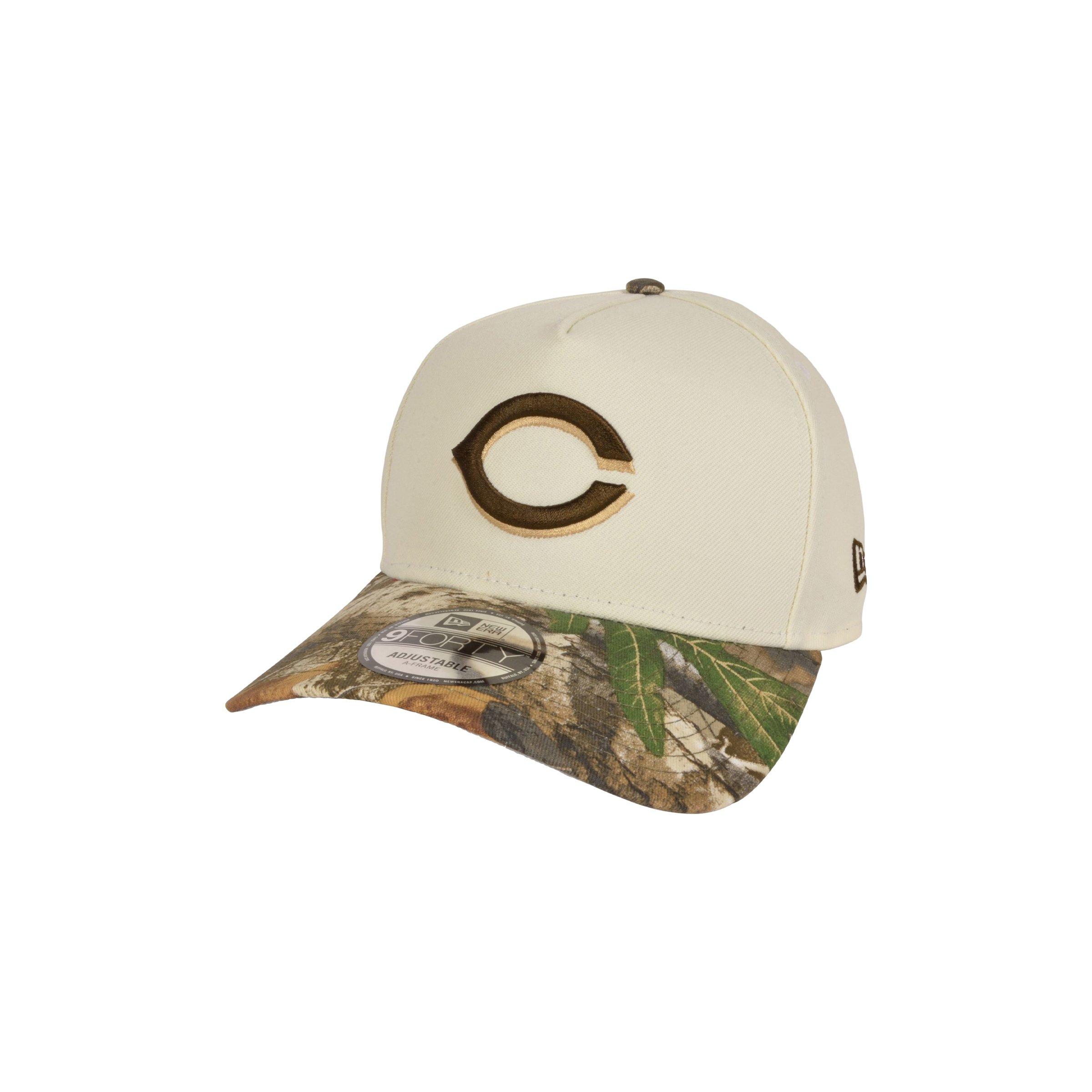 New Era Cincinnati Reds 9FORTY World Series Anniversary Snapback Hat - Cream/Camo - CREAM